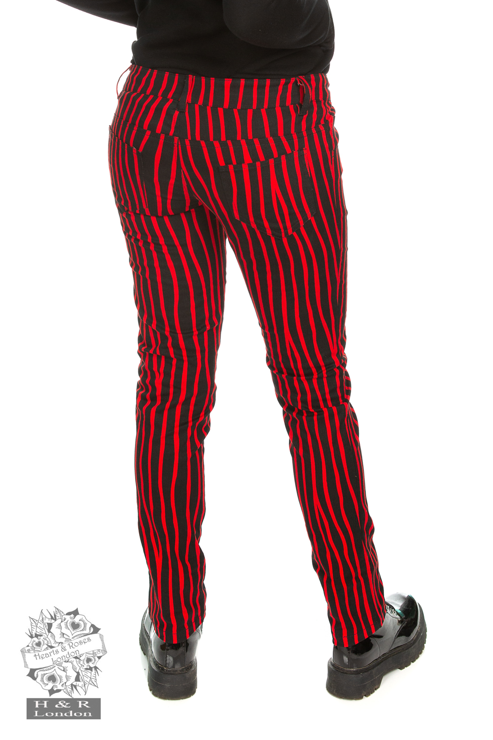 Cassie Red Stripe Trouser